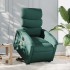 Sillón masaje eléctrico reclinable elevable tela verde