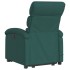 Sillón masaje eléctrico reclinable elevable tela verde