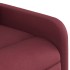 Sillón de masaje elevable eléctrico tela rojo