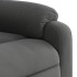 Sillón masaje eléctrico reclinable elevable tela gris