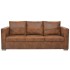 vidaXl  Sofa de 3 plazas 191x73x82 cm piel de ante