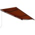 Toldo automático retráctil naranja y marrón 600x300