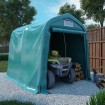 Carpa garaje de almacenamiento PVC verde 2,4x2,4 m