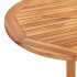 Set de comedor de jardín plegable 5 pzas madera maciza de