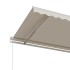 Toldo retráctil automático crema 450x350