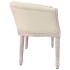 Banco de lino beige 98x56x69