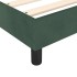 Cama box spring con colchón terciopelo verde oscuro 180x200