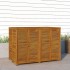 Caja de almacenaje de jardín madera maciza acacia 140x87x104