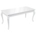 Mesa de comedor blanco brillante 179x89x81