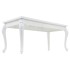 Mesa de comedor blanco brillante 179x89x81