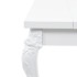 Mesa de comedor blanco brillante 179x89x81