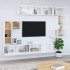 Mueble de pared para TV madera contrachapada blanco