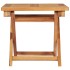 Tumbonas 2 uds con mesa madera maciza de