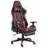 Silla gaming giratoria con reposapiés PVC