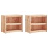 Muebles de cocina de exterior 3 piezas madera maciza de