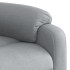 Sillón de masaje eléctrico reclinable elevable tela gris