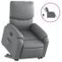 Sillón reclinable elevable eléctrico de cuero sintético