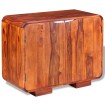 Aparador de madera maciza de sheesham 75x35x60 cm