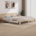 Estructura de cama madera maciza de pino 200x200