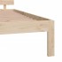 Estructura de cama madera maciza de pino 200x200