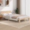 Estructura de cama madera maciza de pino 120x200 cm