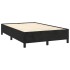 Cama box spring con colchón y LED terciopelo negro 120x190