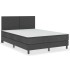 Estructura de cama Box Spring tela gris 180x200