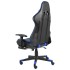 Silla gaming giratoria con reposapiés PVC