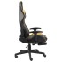 Silla gaming giratoria con reposapiés PVC