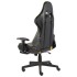 Silla gaming giratoria con reposapiés PVC