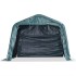 Carpa para ganado desmontable PVC verde oscuro 550g/m²