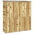 Cobertizo de herramientas madera pino maciza 163x50x171