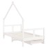 Estructura cama infantil y cajones madera pino blanco 80x160