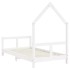 Estructura de cama para niños madera de pino blanco 80x160