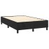 Cama box spring con colchón terciopelo negro 120x200