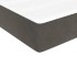 Cama box spring con colchón terciopelo gris oscuro 200x200