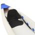 Kayak inflable poliéster azul 375x72x31