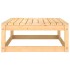 Juego de muebles de jardín 9 piezas madera maciza de