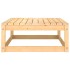 Juego de muebles de jardín 10 piezas madera maciza de