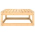 Juego de muebles de jardín 11 piezas madera maciza de