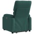 Sillón masaje eléctrico reclinable elevable tela verde