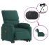 Sillón masaje eléctrico reclinable elevable tela verde