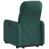 Sillón masaje eléctrico reclinable elevable tela verde