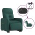 Sillón masaje eléctrico reclinable elevable tela verde