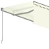 Toldo retráctil automático con persiana crema 5x3