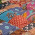 Puf patchwork de