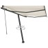 Toldo automático con LED y sensor de viento crema 350x250