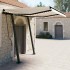 Toldo automático con LED sensor de viento color crema 3,5x2,5