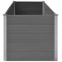 Arriate de WPC gris 200x100x91