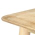 Mesa de comedor de madera maciza de mango 180x90x76